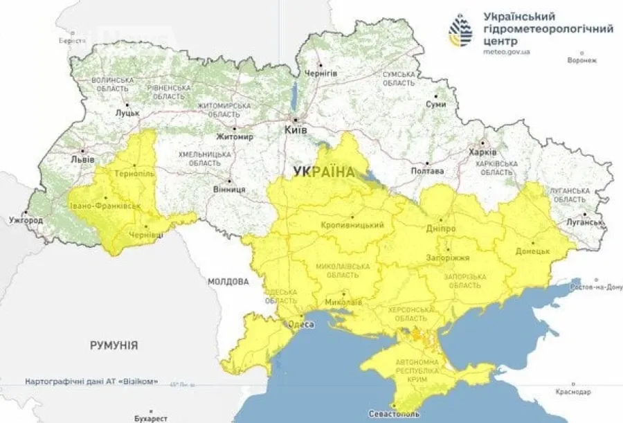 Туман 14 листопада і жовтий рівень небезпеки: де в Україні зранку «згусне» видимість та чого остерігатися водіям