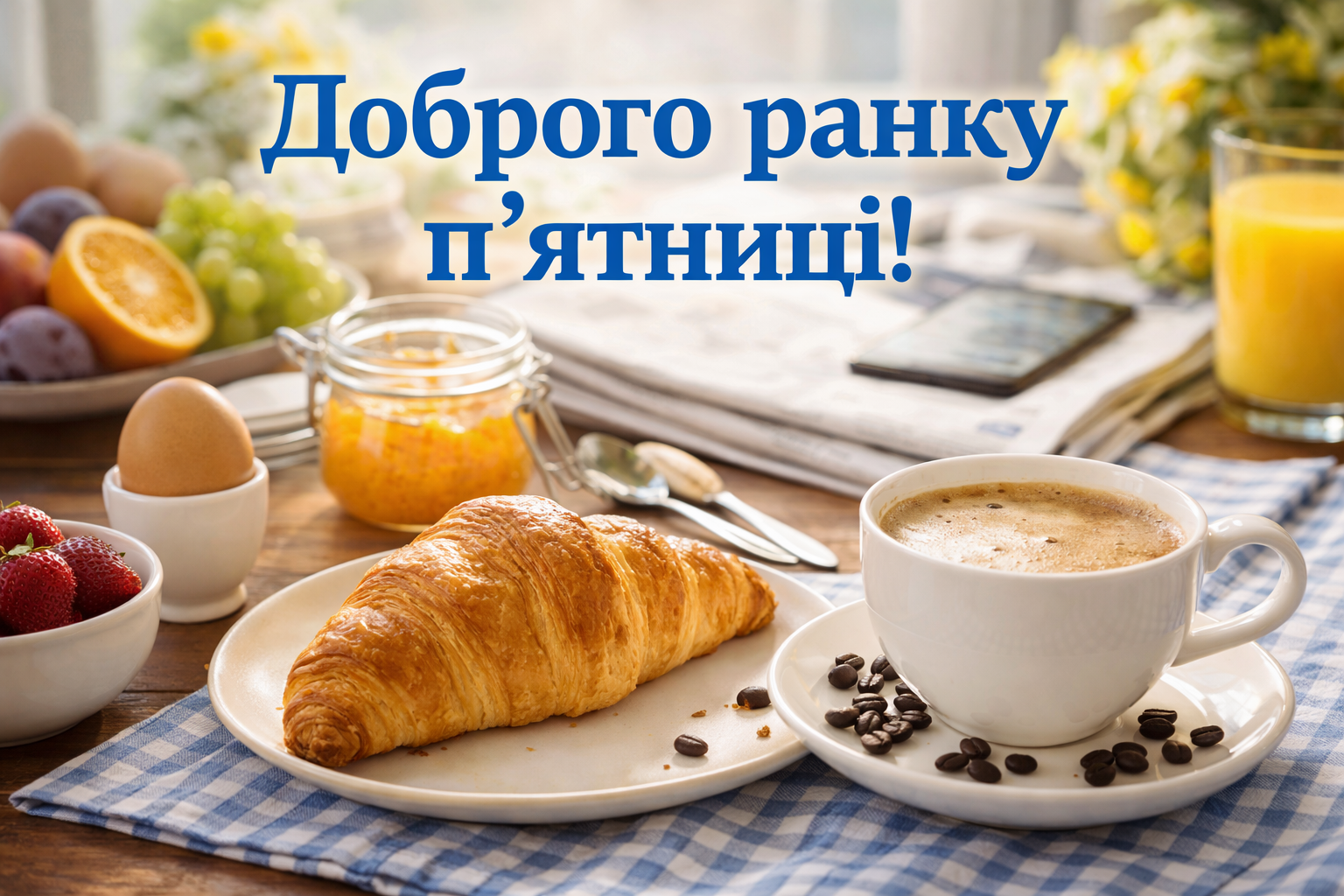Доброго ранку п’ятниці